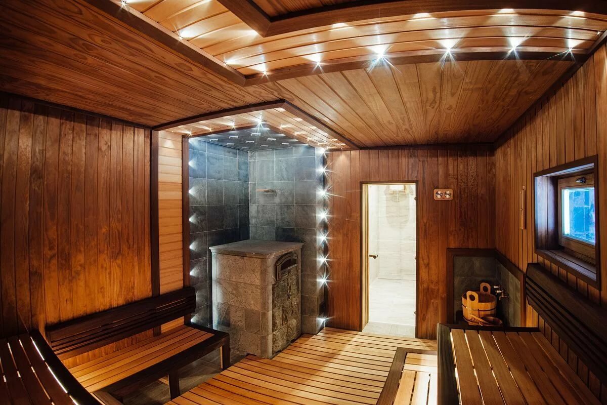 Красивые большие бани. Красивая отделка бани. Интерьер сауны. Отделка бани внутри. Интерьер бани.