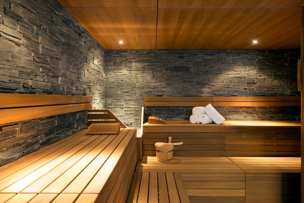 Steam room with sauna фото 19
